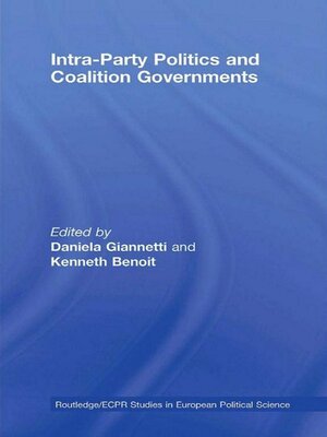 cover image of Intra-Party Politics and Coalition Governments